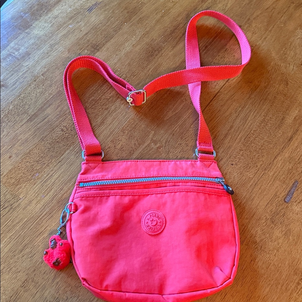 Kipling red Crossbody Bag Gracie monkey - Picture 1 of 9